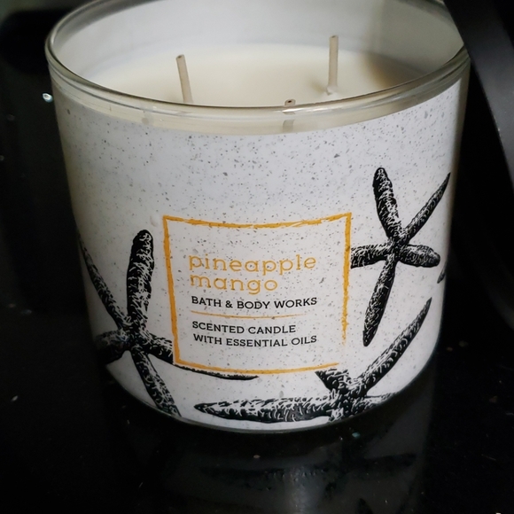 Bath & Body Works Other - BBW 3 Wick Candle-Pineapple Mango